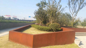 路南耐候钢挡土墙