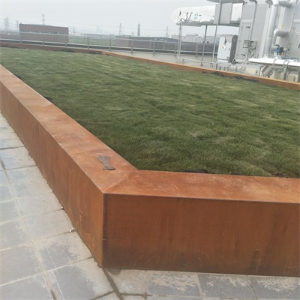 路南耐候钢花池围边